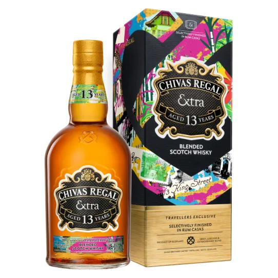 Chivas Regal Extra 13 Year Old Rum Cask Blended Scotch Whisky Scotland 1l