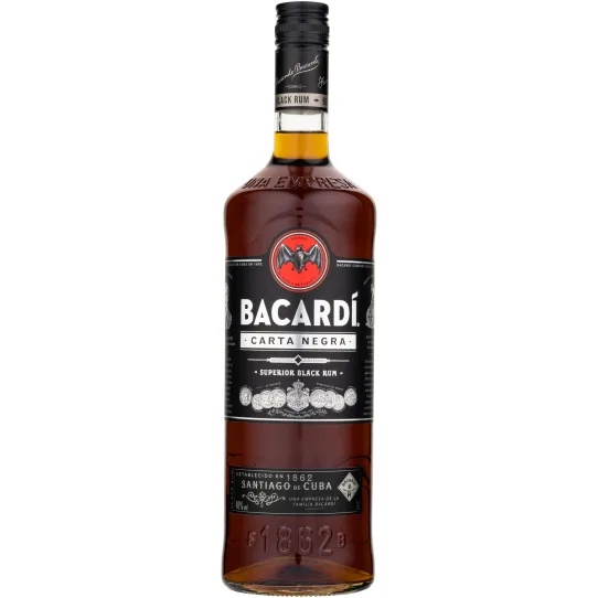 Bacardi Carta Negra Rum 1l
