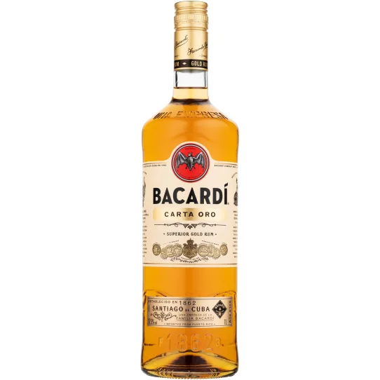 Bacardi Carta Oro Golden Rum 1l