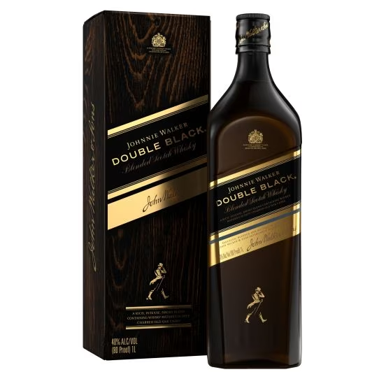 Johnnie Walker Double Black Blended Scotch Whisky 1l