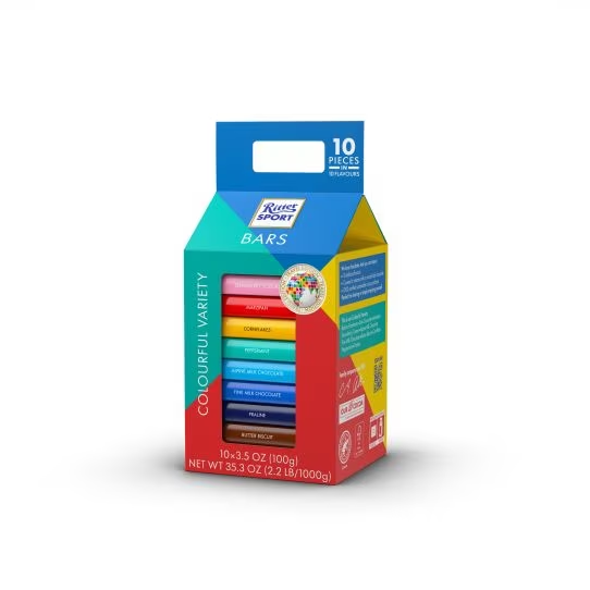 Ritter Sport Tower Colourful Variety 1kg