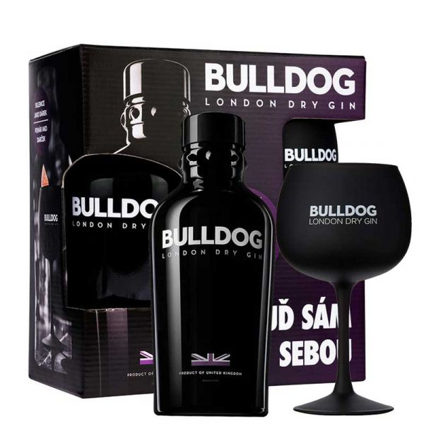 Bulldog London Dry Gin [Value Pack] [Free Glass] [700ML]